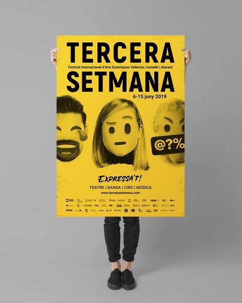 Cartel del festival Tercera Setmana - Eclectick Studio